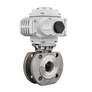Electric Stainless Steel Italian Thin Flange Ball Valve OEM Shutoff for Water Oil Gas
