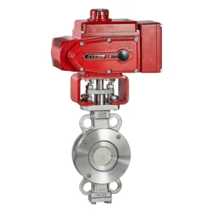 Electric Stainless Steel Motorized Wafer Butterfly Valve for Food Beverage and Water 2 Inch Port Size