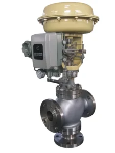 Electric Three Way Control Valve Electronic Mixing Diverting Regulating Valve
