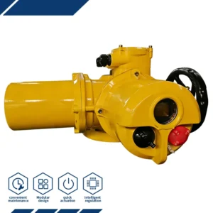 Electric Valve Actuator Precision Reduction Bronze Alloy Worm Gear Low Inertia High Torque Motor