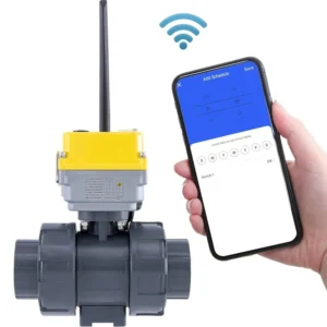 Electric Valve Wifi Smart Electric Water Valve AC/DC110V-230V High Torque PVC Electric Live Ball Valve