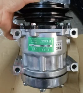 Excavator Parts SD7H13 Air Compressor 1107402831 KHR3197 LC91V00002F1 LC91V00002F3 for SK330 SK330-6E SK200-6 SK210-6E SK135SR