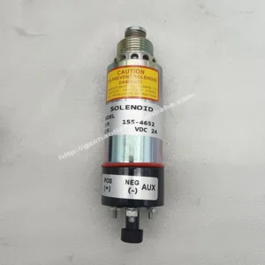 Excavator Solenoid Valve 8C-3663 24V Fuel Shutoff Stop Solenoid 155-4652 for Excavator E320B E325B