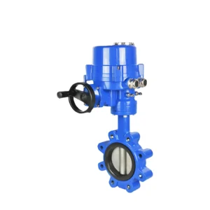 Explosion Proof Electric Lug Type Soft Seal Butterfly Valve Cast Iron Motorized Butterfly Valves
