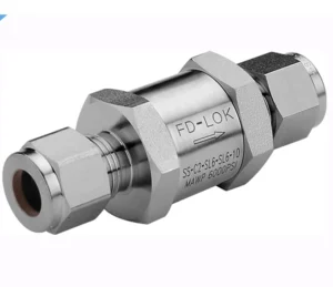 FD LOK C1 High Pressure Pneumatic Stainless Steel 3000PSI Check Valve Durable High Temperature Resistance Eco Friendly