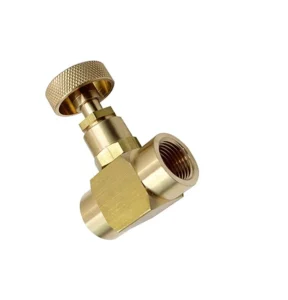 FFB0104 Manual PIC Gauges Brass Needle Valve 1/4″ FNPT x 1/4″ FNPT 1000psi for Gas Water Oil
