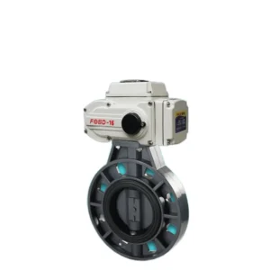 FLD971XS-10 Fine Small Electric Wear-Resistant Special UPVC Wafer Butterfly Valve 1-Year Warranty for Water Applications