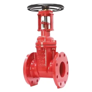 FM UL OS&Y Resilient Seated Ductile Iron Cast Iron Gate Valve With Hand Wheel
