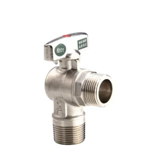 Factory 237 Crane Type 1/2~3/4 Inch Nickel-Plated Brass Ball Valve Manual Angle Cock Valve for Water Direct Source OEM