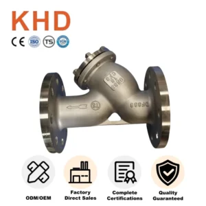 Factory 304 316 Stainless Steel Y Type Flange Filter Water Steam Pipe Filter Control Valve Y Strainer