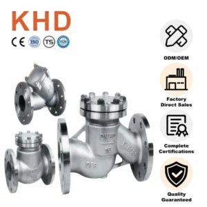 Factory API Stainless Steel Swing Soft Seal Check Valve High Temperature Water Hydraulic Check Valve