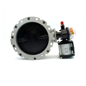 Factory Cost High Performance DN300 Powder Butterfly Valves with Pneumatic Actuator Aluminium Alloy Body Base Media