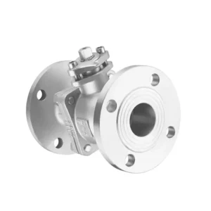 Factory Custom DN150 304 Stainless Metal 2pc Medium Temperature Manual Flange Water Pipe Ball Valve