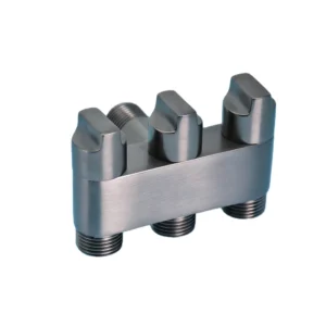 Factory Custom Durable Polished Chrome-plated G1/2 Sanitary Angle Valve Threaded One in Three Angle Water Valve
