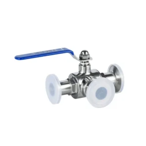 Factory Direct 304 316L Three-Way Quick Installation Manual Ball Valve for Water OEM Customization Supported
