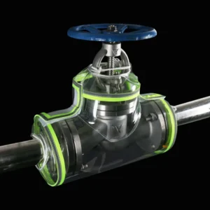 Factory Direct Customized Lightweight Transparent PVC Globe Valve Guard Chemical Resistant Cover with Reflective Strips