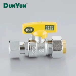 Factory Direct Forged Brass Manual Shutoff Quick-connect Gas Ball Valve 200 psi Male Female Union BSP NPT Thread with Nut