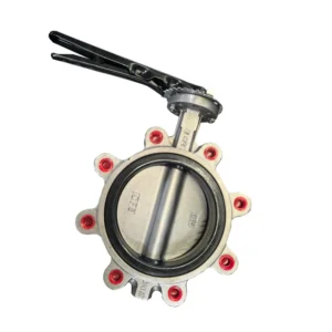 Factory Direct Gear Lug Wafer Type Stainless Steel Butterfly Valve Butterfly Structure Valve Manual Power Butterfly Valve