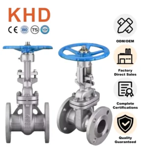 Factory Direct Manual Stainless Steel Flanged Gate Valve for Oil Gas Water Pipelines API 600