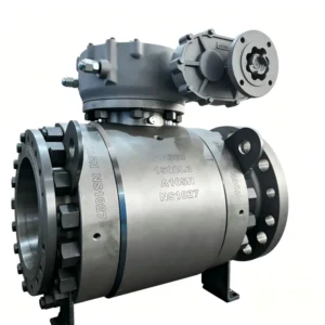 Factory Direct Sale Manual High Pressure Forged Steel A105N DN350 Trunnion Flanged Ball Valve OEM for Oil Gas Pipeline PTFE