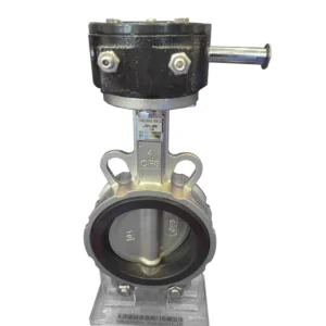 Factory Direct Sale Stainless Steel Turbine Wafer Butterfly Valve EPDM Sealed Manual Power Butterfly Valve