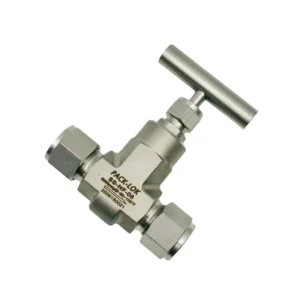 Factory Direct Sales High Pressure DN16 SS316 Ferrule Globe Valve with Double Seat Ring for Petrochemical and Gas Applications
