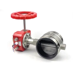 Factory Direct Stainless Steel 304 316L Sanitary Manual Butterfly Valve Flange Connection ISO EPDM Seat Water Butterfly Valve