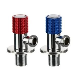 Factory Direct Stainless Steel Fast Open Angle Valve Bathroom Wash Basin G1/2 Angle Stop Valve Toilet