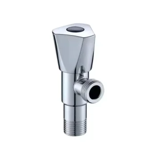 Factory Direct Supply Sturdy and Durable 1/2″ Stainless Steel Chrome Finish Angle Valve for Kitchen & Bathroom Use