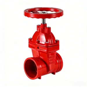 Factory Ductile Iron Manual Gate Valve with Upward Rising Valve Stem at the Slot End for Water Medium