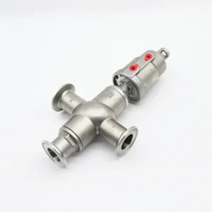 Factory High Quality Stainless Steel Pneumatic Angle Seat Shut-Off Valve Quick-Install 1/2″ 2 Inch Tri-clamp Connection