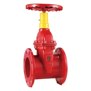 Factory Manufacture Butterfly Valve Ductile Iron Flange Ends Grooved Non-rising Stem Manual Protective ISO