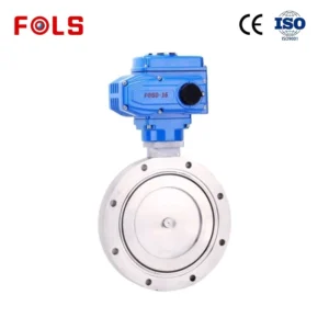 Factory New Type Electric Vacuum All stainless Steel Electric butterfly Valve for Water and Oil