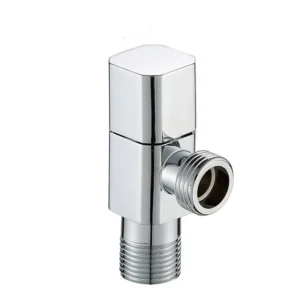 Factory Octagonal Square Angle Valve 1/2 Inch Bathroom Chrome Plated Angle Valve