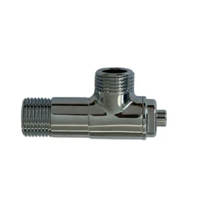 Factory Polished Chrome Brass Casting Angle Valve for Bathroom Kitchen Use in Stock with OEM Logo Service ZY F317C