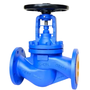 Factory Price Carbon Steel DIN Flanged Bellow Seal Globe Valve PN25 Pressure Supports Size Customized