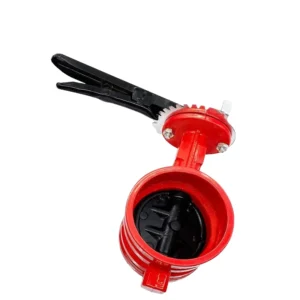 Factory Price High quality Fire Control Handle Operating Slot Butterfly Valve Handle Clamp Type Ductile Iron Butterfly Valve