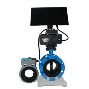 Factory Remote Control Solar Power Electric Butterfly Valve 4G Mobile APP Control for Photovoltaic Remote Access
