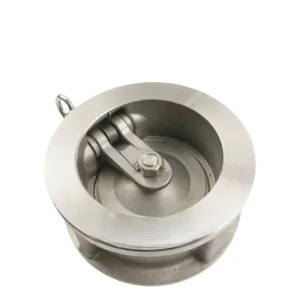 Factory Supply H74 Single Disc One Way Check Valve Long Series Butterfly Cast Iron Stainless Steel Material Water Gas Hydraulic