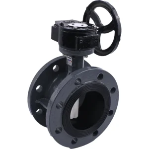 Factory Supply WCB Turbine Drive Flange Butterfly Valve UL Certification