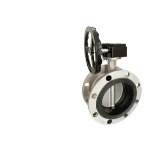 Factory Tianjin 304 Stainless Steel Flange butterfly Valve Handle Manual Thin Light Body for Chemical Industry