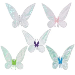 Fairy Butterfly Wings Foldable Colorful Large Angel Wings for Adult Children’s Festival Performance Props