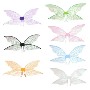 Festival Performance Halloween Organza Butterfly Wings Decoration Christmas Birthday Party Angel Wings