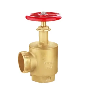 Fire Fighting Equipment Brass DN40 DN65 Fire Angle Valve 300 psi