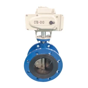 Flange Butterfly Valve Soft Sealed Motorized Butterfly Valve DN50 DN250