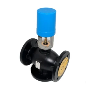 Flange Valve Proportional Modulating 0~10v Signal Actuator Motorized Control Seat Valves Electric Cast Iron Globe Valve