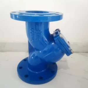 Flange Y Strainer Ductile Iron Material GL41H PN10 PN16 DINF1 Water 50mm