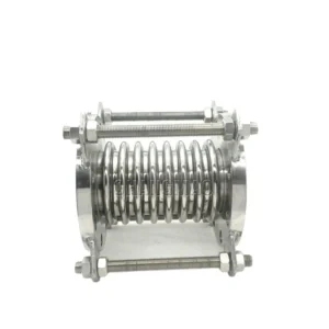 Flange mounted Stainless Steel 304 316 Butt Welded Bellows Compensator Corrosion resistant and Shockproof DN32 DN4000