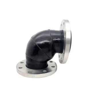 Flange-mounted Stainless Steel 304/316 Rubber Elbow Flexible Joint High Pressure Rated