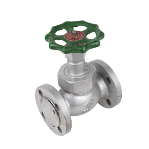 Flanged Bellow Seal Globe Valve Pneumatic Manual Shutoff High Temperature Capability Stainless Steel Trim OEM Support